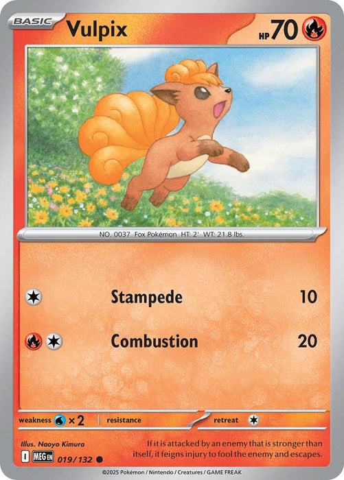 Vulpix (019/132) [Mega Evolution: Base Set] 