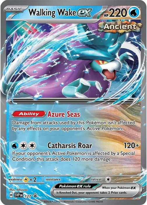 Walking Wake ex (127) [Scarlet & Violet: Black Star Promos] 