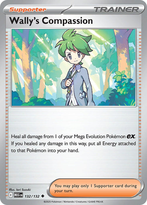 Wally's Compassion (132/132) [Mega Evolution: Base Set] 