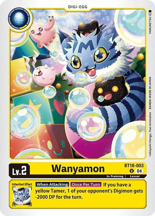 Wanyamon (#BT18-003 U) (Release Special Booster 2.0) Near Mint 