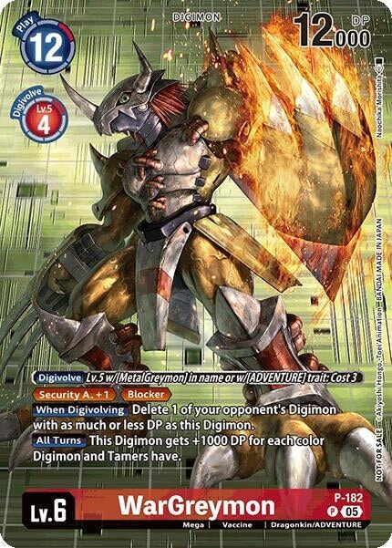 WarGreymon (BT-21: Illustration Celebration Pack) (P-182 P) 