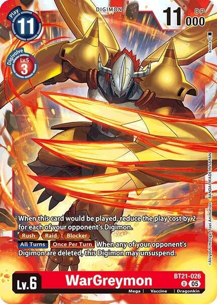 WarGreymon (BT21-026 U) 