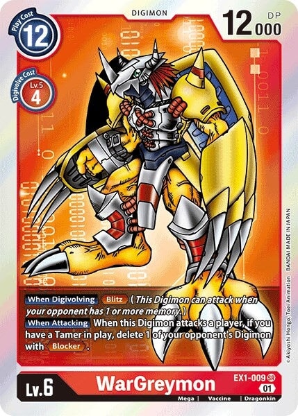WarGreymon (EX1-009 SR) 