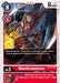 WarGrowlmon - BT2-017 (Official Tournament Pack Vol.2) (#BT2-017 R) (Release Special Booster 1.0) Near Mint 