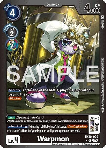 Warpmon (Limited Foil) (EX10-029 C) 