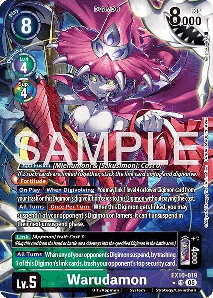 Warudamon (Alternate Art) (EX10-019 SR) 