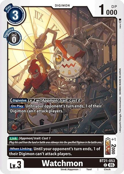 Watchmon (#BT21-053 C) (World Convergence) Near Mint 