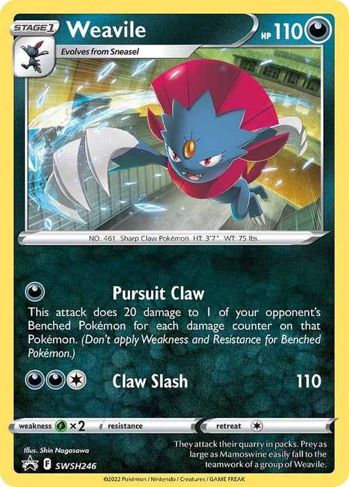 Weavile (SWSH246) [Sword & Shield: Black Star Promos] 