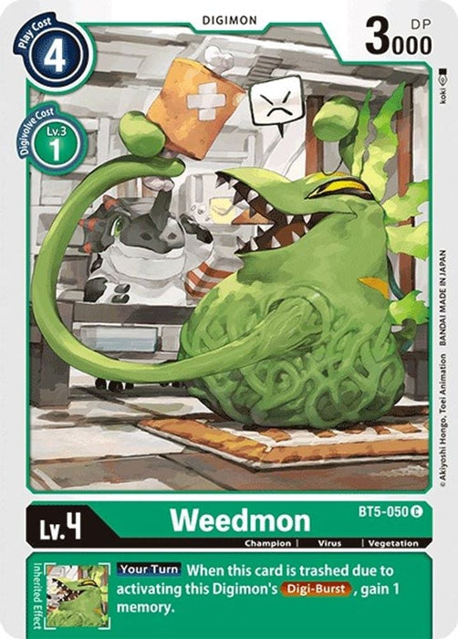 Weedmon (#BT5-050 C) (Battle of Omni) Near Mint 