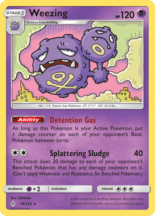 Weezing (74/214) [Sun & Moon: Unbroken Bonds] 