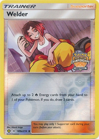 Welder (189a/214) (Regional Championship Promo) [Sun & Moon: Unbroken Bonds] 
