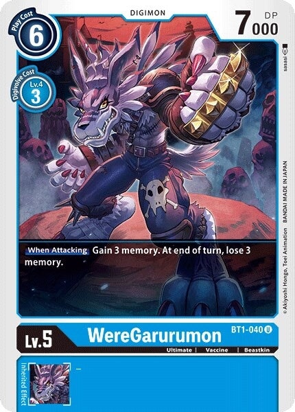 WereGarurumon - BT1-040 (BT1-040 U) 