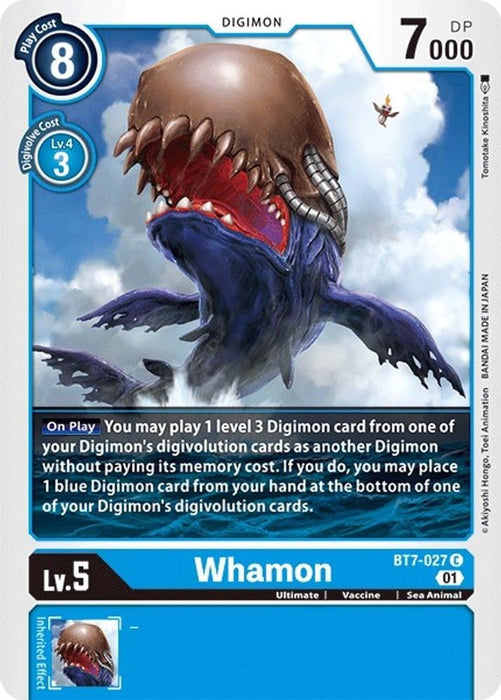 Whamon (#BT7-027 C) (Next Adventure) Near Mint 