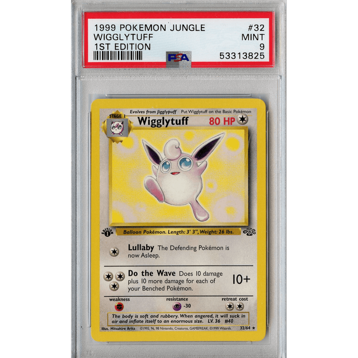 Wigglytuff (32/64) - Rare - Jungle 1st Edition [PSA 9] 