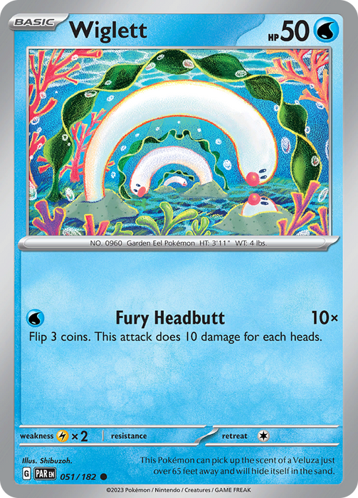 Wiglett (051/182) [Scarlet & Violet: Paradox Rift] 