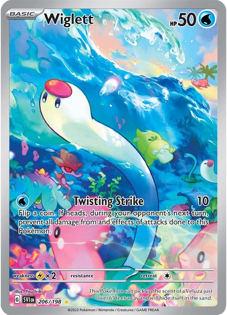 Wiglett (206/198) [Scarlet & Violet: Base Set]  Manta Trading