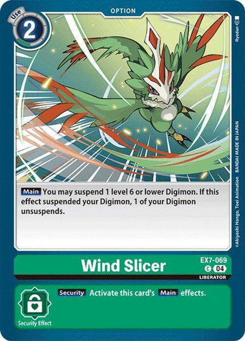 Wind Slicer (#EX7-069 C) (Digimon LIBERATOR) Near Mint 