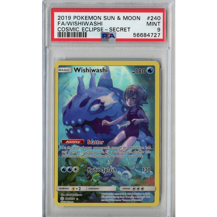 Wishiwashi (240/236) - Full Art - Cosmic Eclipse [PSA 9] 