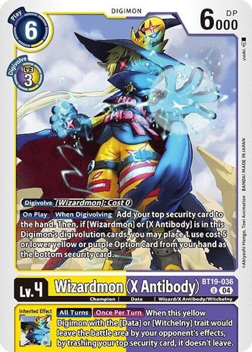 Wizardmon (X Antibody) (BT19-036 U) 