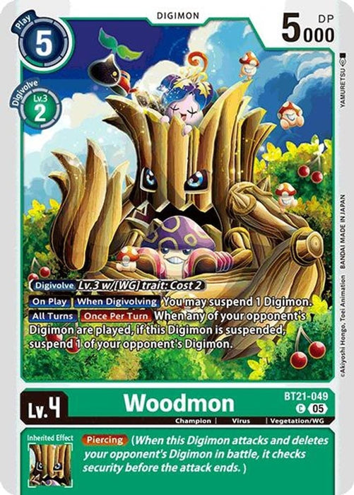 Woodmon (#BT21-049 C) (World Convergence) Near Mint 