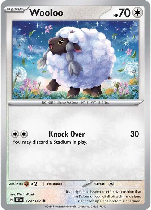 Wooloo (124/142) [Scarlet & Violet: Stellar Crown] 