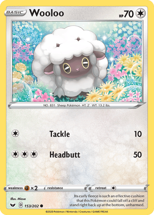 Wooloo (153) [SWSH01: Sword & Shield Base Set] 