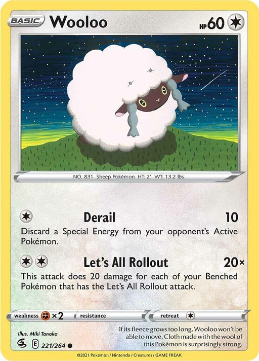 Wooloo (221/264) [Sword & Shield: Fusion Strike] 