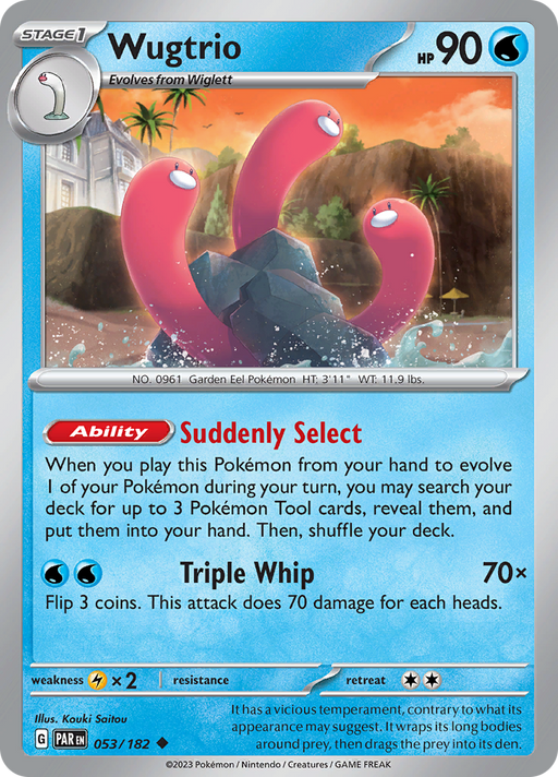 Wugtrio (053/182) [Scarlet & Violet: Paradox Rift] 