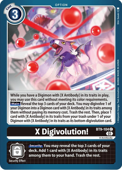 X Digivolution! (BT9-104 C) 