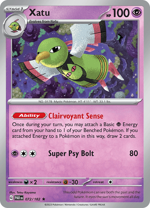 Xatu (072/182) [Scarlet & Violet: Paradox Rift] 
