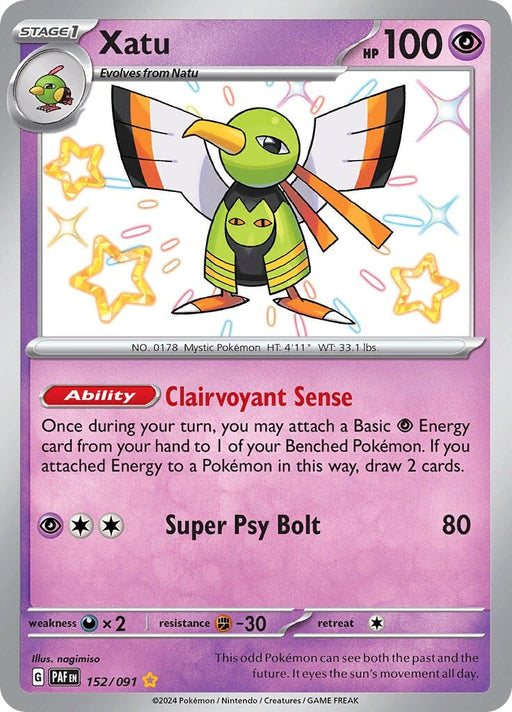 Xatu (152/091) [Scarlet & Violet: Paldean Fates] 