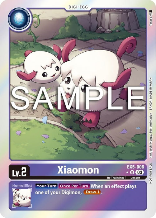 Xiaomon (Animal Colosseum Box Promotion Pack) (#EX5-006 U) (Animal Colosseum) Near Mint Foil 