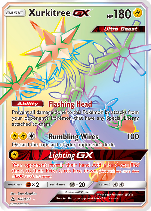 Xurkitree GX (Secret Rare) [SM - Ultra Prism] 