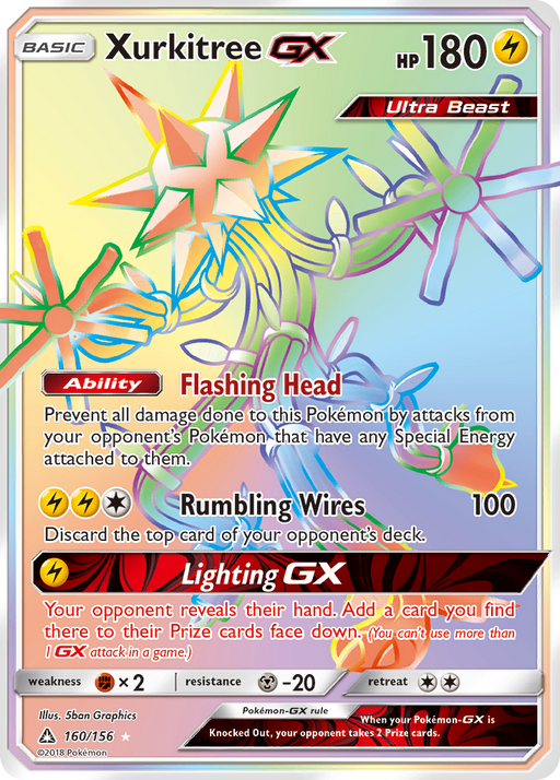Lunala GX (Secret Rare) - SM - Ultra Prism - Pokemon