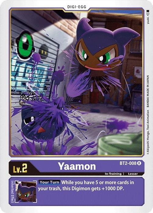 Yaamon (#BT2-008 R) (Release Special Booster 1.0) Near Mint 