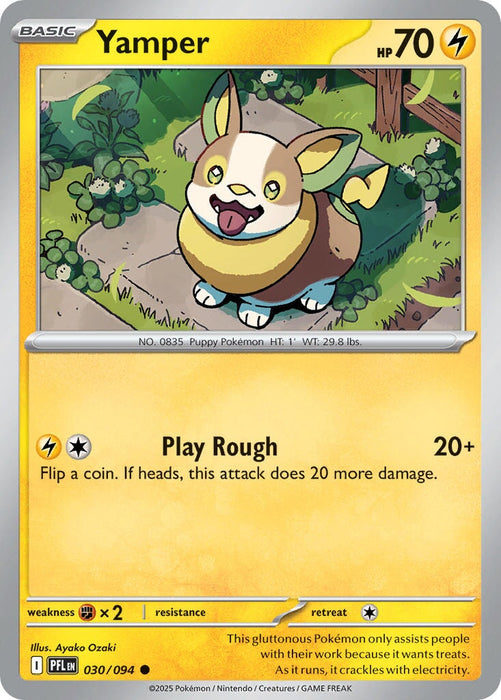 Yamper (030/094) [Mega Evolution: Phantasmal Flames] 