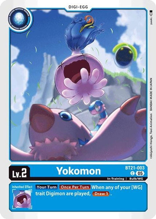 Yokomon (#BT21-003 C) (World Convergence) Near Mint 