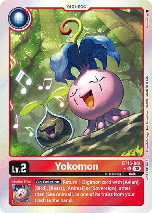 Yokomon (Exceed Apocalypse Box Promotion Pack) (#BT15-001 U) (Exceed Apocalypse) Near Mint Foil 