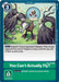 You Can't Actually Fly? (#BT5-101 U) (Battle of Omni) Near Mint 