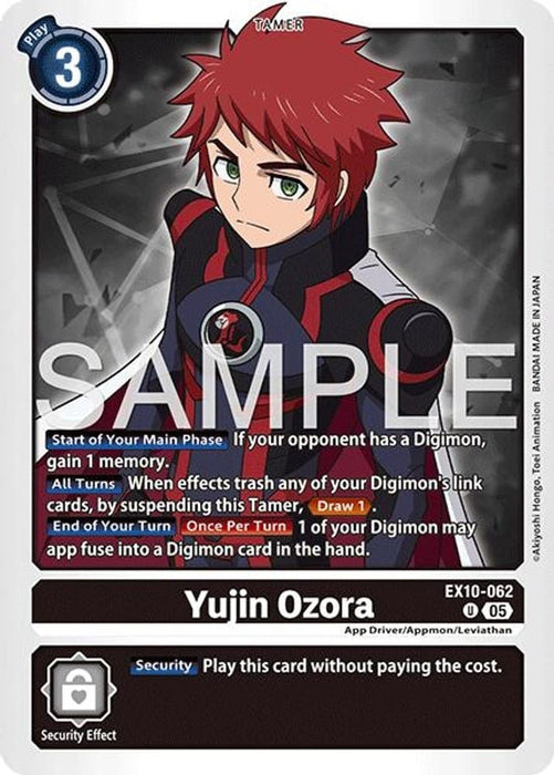 Yujin Ozora (#EX10-062 U) (Sinister Order) Near Mint 