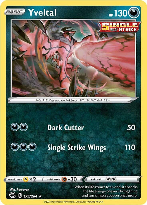 Yveltal (175/264) [Sword & Shield: Fusion Strike] 