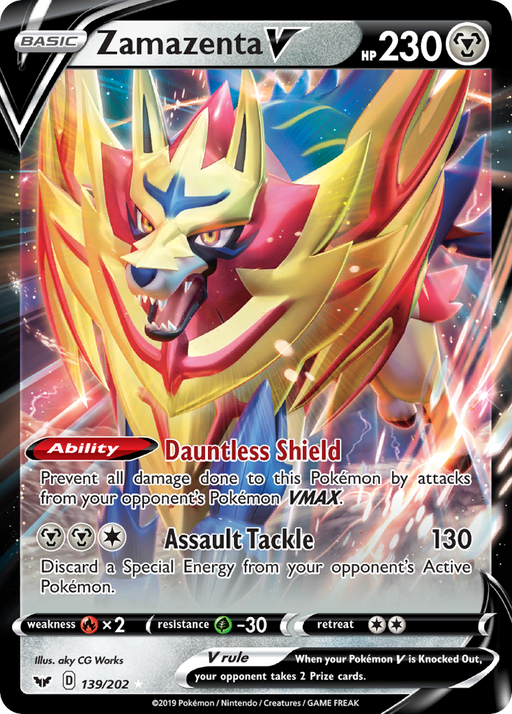 Zamazenta V [SWSH01: Sword & Shield Base Set] 
