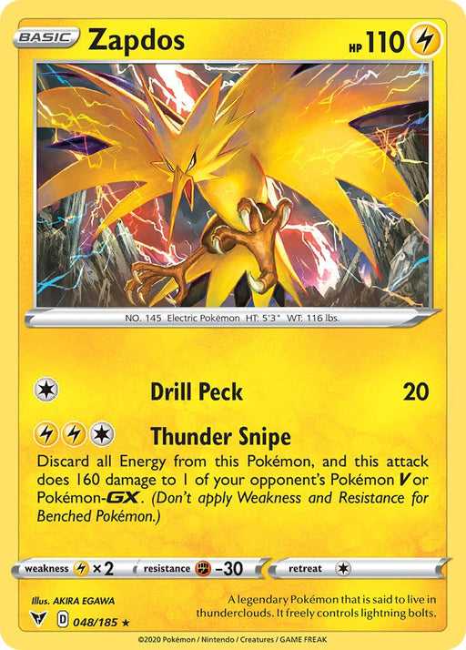 Zapdos [SWSH04: Vivid Voltage] 