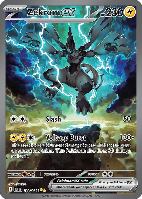 Zekrom ex (166/086) [Scarlet & Violet: Black Bolt] 