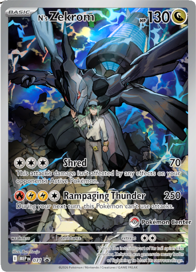 N's Zekrom (031) (Pokemon Center Exclusive) [Mega Evolution Promo]