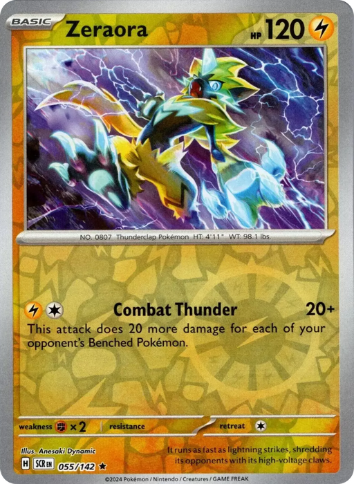 Zeraora (055/142) [Scarlet & Violet: Stellar Crown] 