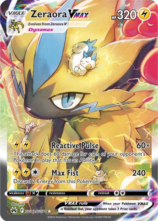 Zeraora VMAX (GG42/GG70) [Crown Zenith] 
