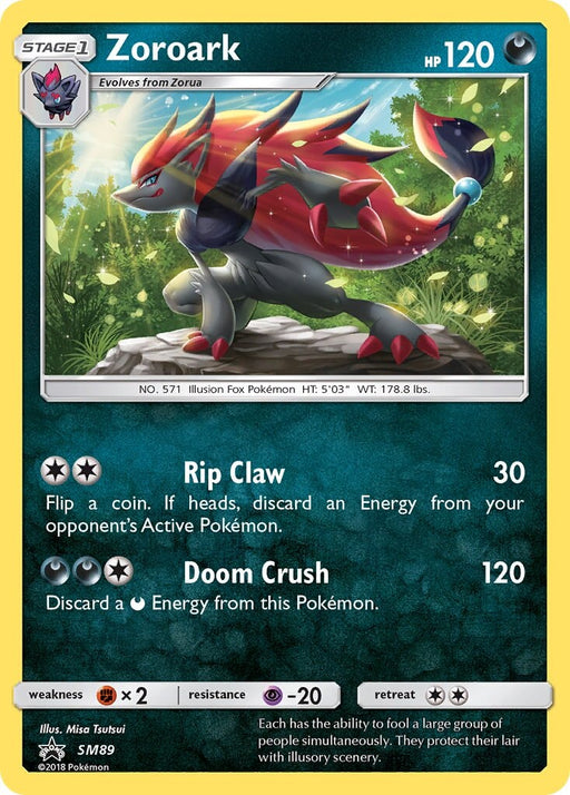 Zoroark (SM89) [Sun & Moon: Black Star Promos] 