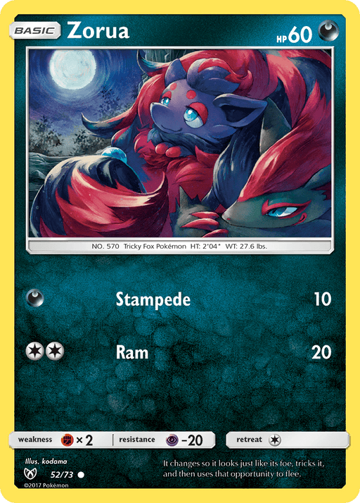 Zorua (52/73) [Sun & Moon: Shining Legends] 