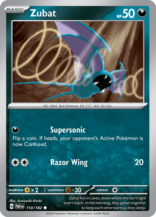 Zubat (110/182) [Scarlet & Violet: Paradox Rift] 